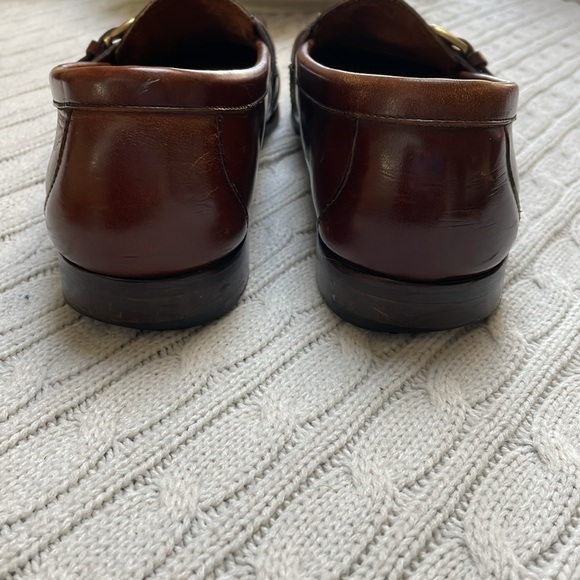 Men’s Cole Haan loafers. Sz 11D. Leather. Fringe buckle. Handsewn Good condition - Picture 8 of 10